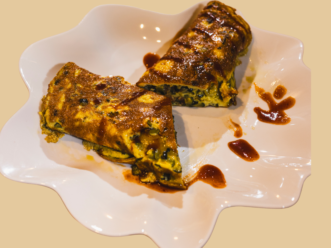 Tortilla francesa ecológica de calabacín