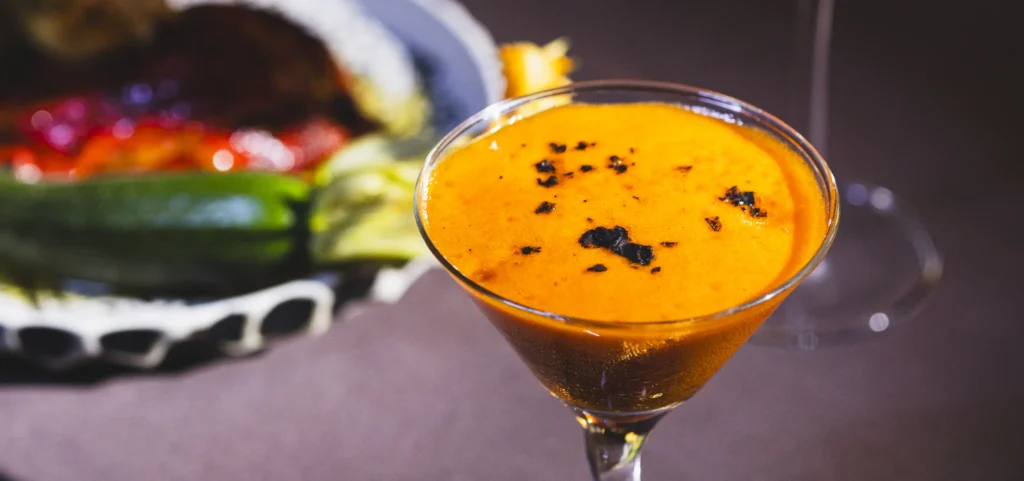 Espuma de Pimientos Rojos Asados