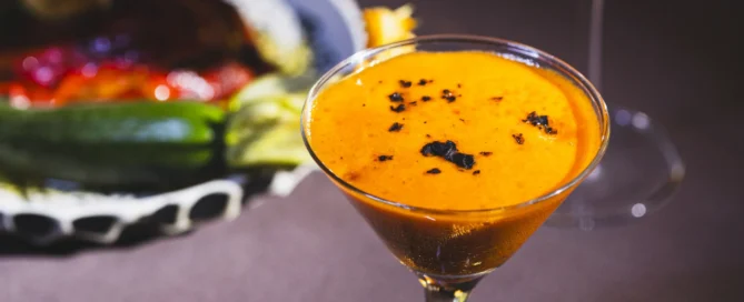 Espuma de Pimientos Rojos Asados