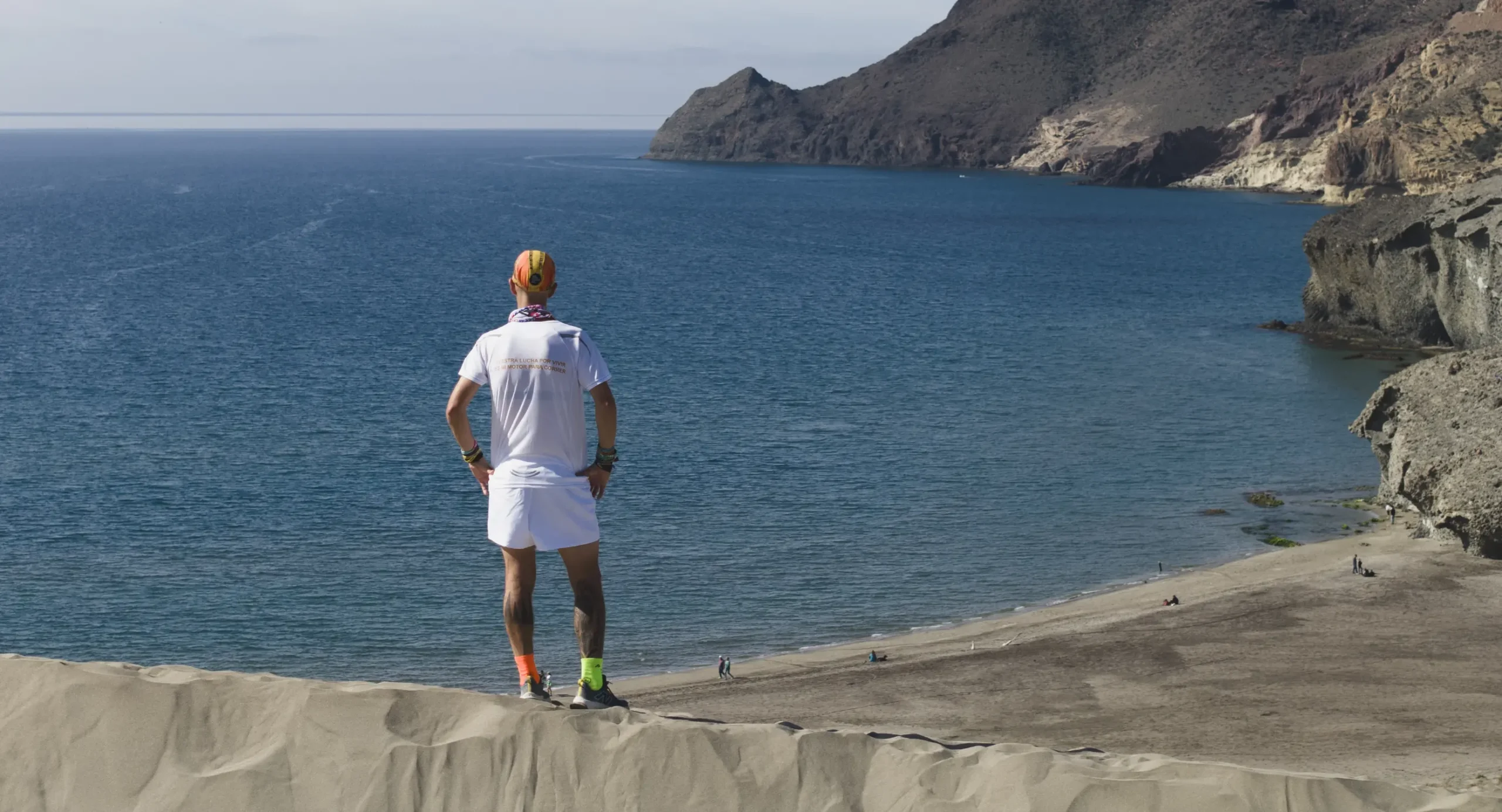 Imagen del entreno solidario organizado por Biolitoral y Fran TractorMMan en apoyo a la lucha contra la leucemia infantil